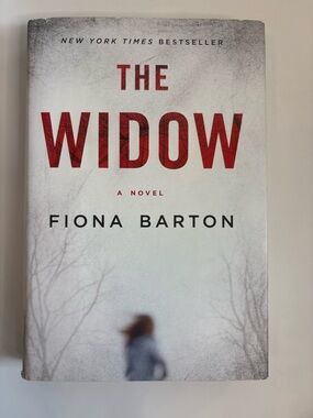 3/$20 Widow by Fiona Barton - White & Red Hardcover Novel